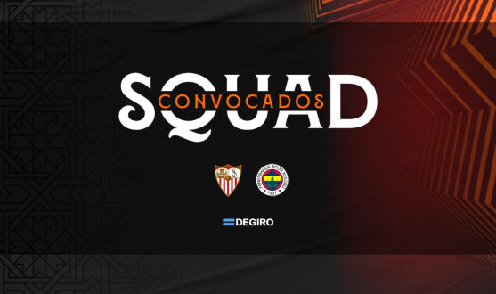 20 convocados para recibir al Fenerbahçe SK Convocatoria Sevilla FC