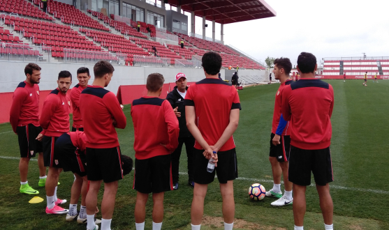 Sevilla FC training session on 10 May 2017