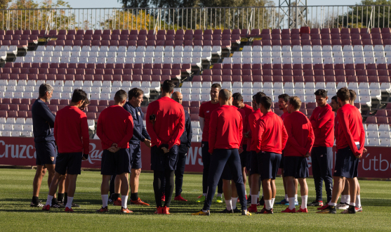 Entrenamiento del 7 de noviembre del Sevilla FC
