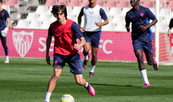 Entrenamiento del miércoles en la ciudad deportiva Entrenamiento Sevilla FC