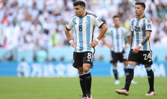 Marcos Acuña con la selección argentina