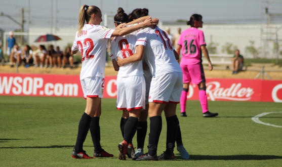 Celebración Sevilla FC Femenino
