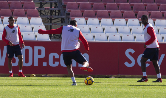 Entrenamiento del Sevilla FC del 9 de noviembre