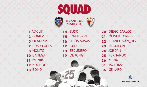 Squad to visit Levante UD