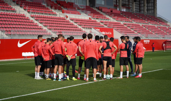 Entrenamiento del Sevilla FC del 12 de marzo
