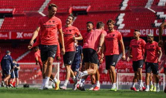 Entrenamiento del Sevilla FC del 25 de junio