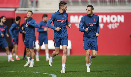 Sevilla FC training 30 April