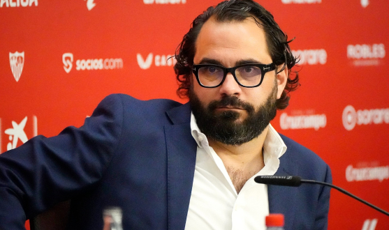 Víctor Orta, en la presentación de Sergio Ramos Víctor Orta, en la presentación de Sergio Ramos