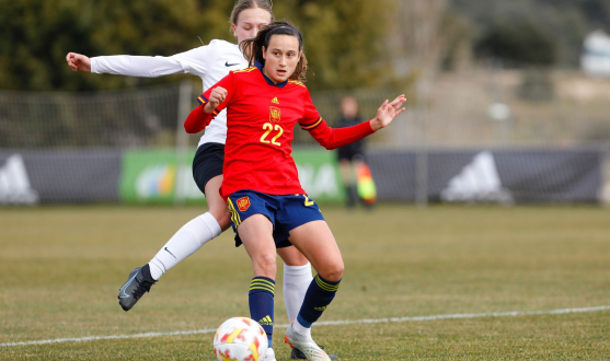 Alba Cerrato en un encuentro con la Selección Española Alba Cerrato