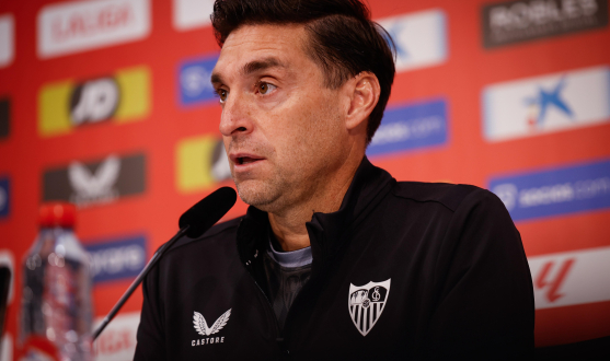 Diego Alonso, en la rueda de prensa previa al Villarreal CF