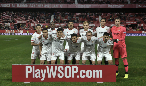 Sevilla's starting eleven against FC Cartagena