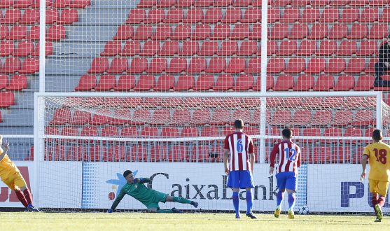 Gol de Amo en la Youth League ante el Atlético
