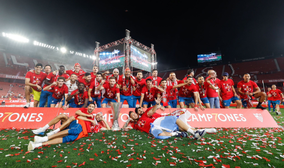 El Sevilla FC celebra la séptima UEFA Europa League
