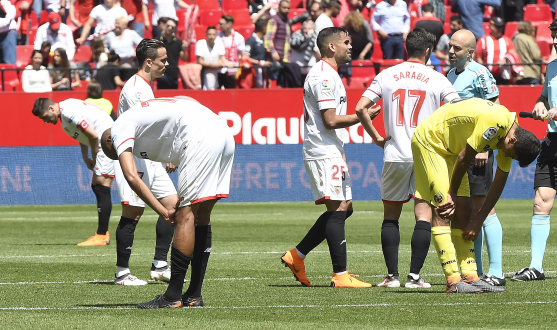 Partido entre el Sevilla FC y el Villarreal CF