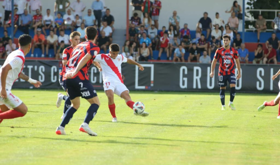 Imagen del Sevilla Atlético frente al Yeclano Deportivo