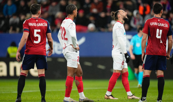 Derrota del Sevilla FC en la prórroga en El Sadar ante Osasuna