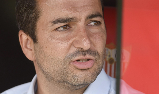 Diego Martínez, entrenador del Sevilla Atlético