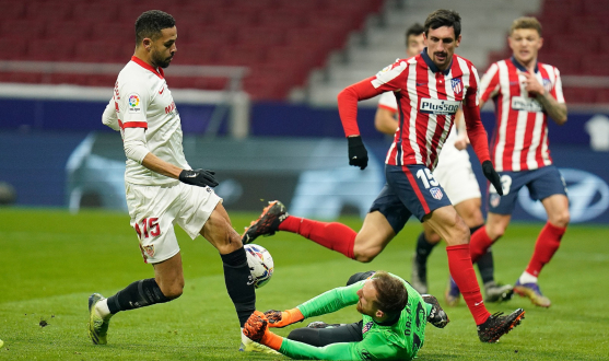 Youssef En-Nesyri against Atlético de Madrid