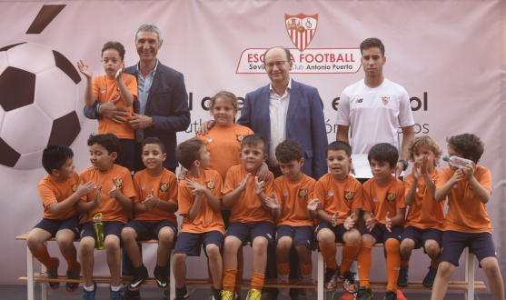 Clausura temporada Escuela de Football Antonio Puerta