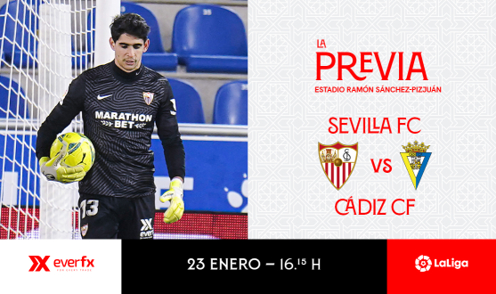 Previa del encuentro entre el Sevilla FC y el Cádiz CF