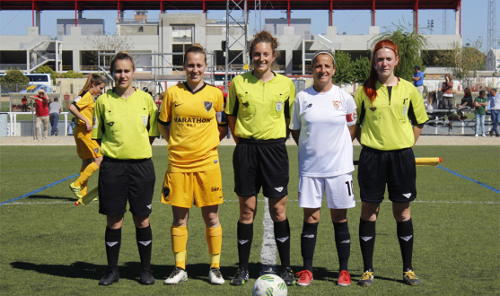 Partido entre el Sevilla Femenino y el Málaga CF