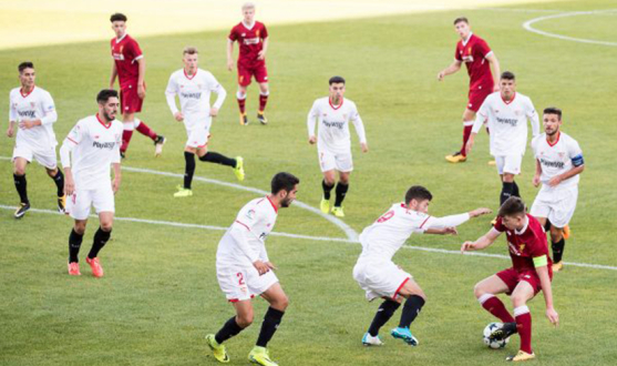 Partido entre el Liverpool y el Sevilla en la Youth League