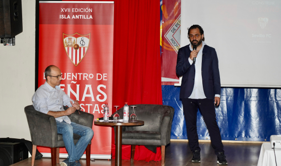 Víctor Orta, en el Encuentro de Peñas en Islantilla