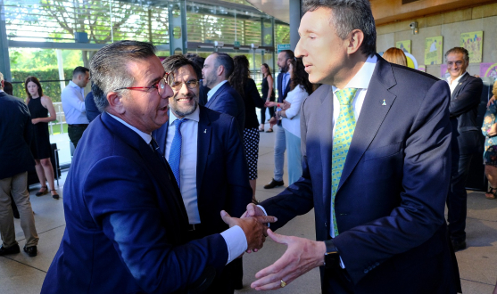 El consejero Luis Castro, en la gala de los Premios Solidarios ONCE Andalucía 2022