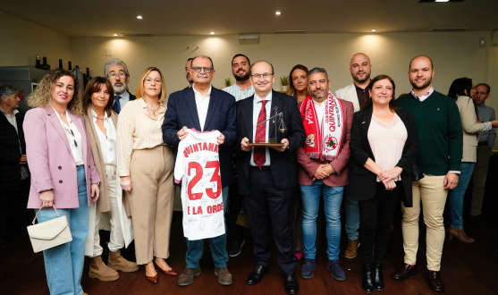 Recepción institucional al Sevilla FC en Quintanar de la Orden