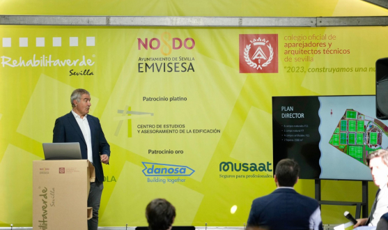 Carlos Venegas, in a presentation for Rehabilitaverde 2023