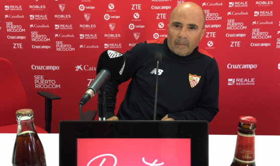 Jorge Sampaoli entrenador del Sevilla FC