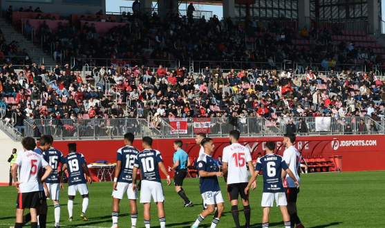 Partido del Sevilla Atlético en el Estadio Jesús Navas