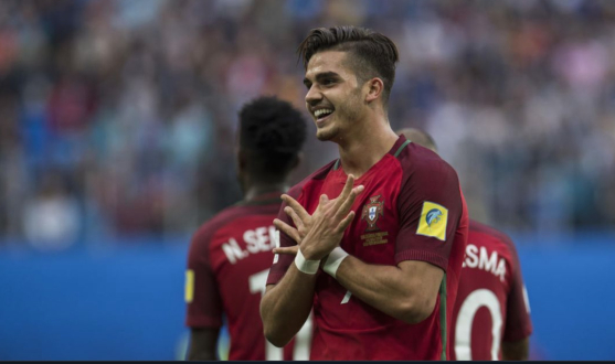 André Silva with Portugal 