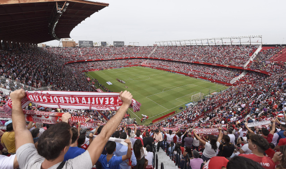 Imagen del estadio Sánchez-Pizjuán Sevilla FC-FC Barcelona
