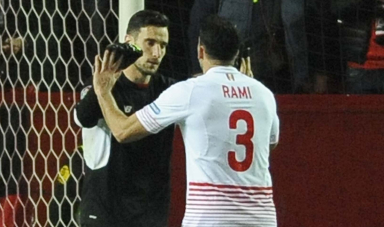 Rami en el Sevilla FC-Eibar
