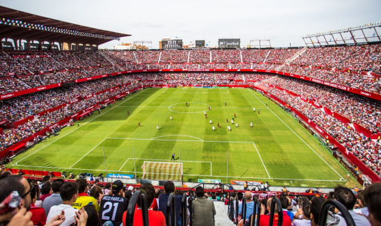 El estadio Ramón Sánchez Pizjuán, en uno de los encuentros de esta temporada