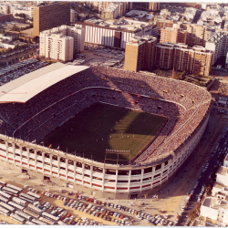 Estadio Ramón Sánchez-Pizjuán. Campo de juego del Sevilla FC.