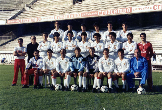 Plantilla Sevilla FC Temporada 1985/1986