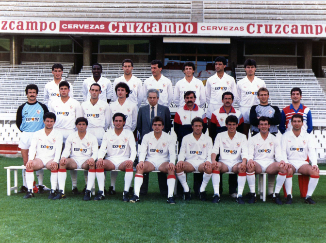 Plantilla Sevilla FC Temporada 1987/1988