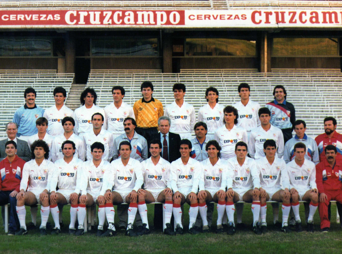 Plantilla Sevilla FC Temporada 1988/1989