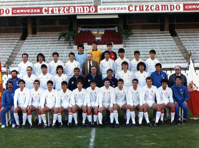 Plantilla Sevilla FC Temporada 1989/1990