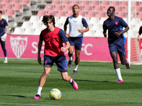 Entrenamiento del miércoles en la ciudad deportiva Entrenamiento Sevilla FC