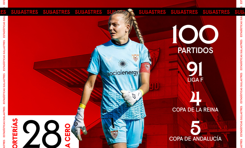 Sullastres alcanza los 100 partidos como sevillista