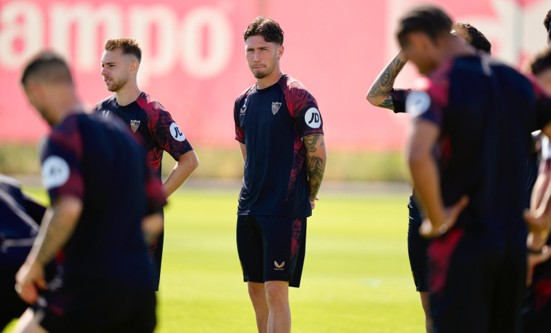 Último entrenamiento del Sevilla FC esta temporada 2024/25