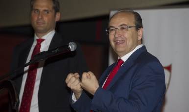 José Castro, durante la presentación de la Campaña de Abonos