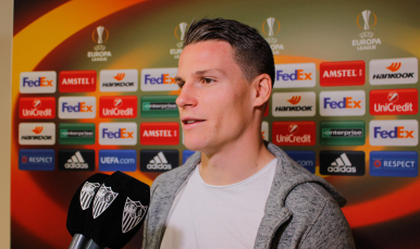 Kevin Gameiro en zona mixta