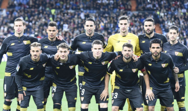 El Sevilla en el Santiago Bernabéu
