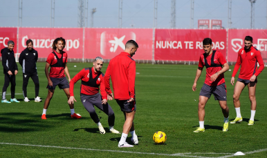 Entrenamiento del domingo en la ciudad deportiva