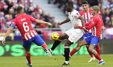 Soumaré contra el Atlético de Madrid