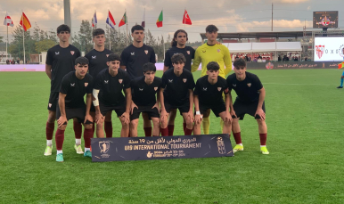 El Juvenil B, antes de las semifinales 
